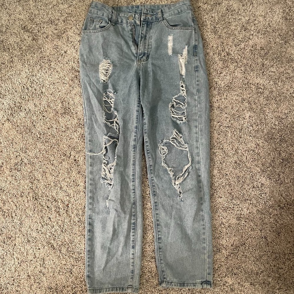 Ripped Mom Jeans